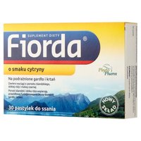 <b>Fioźródła o smaku cytryny 30 pastylek <b/>